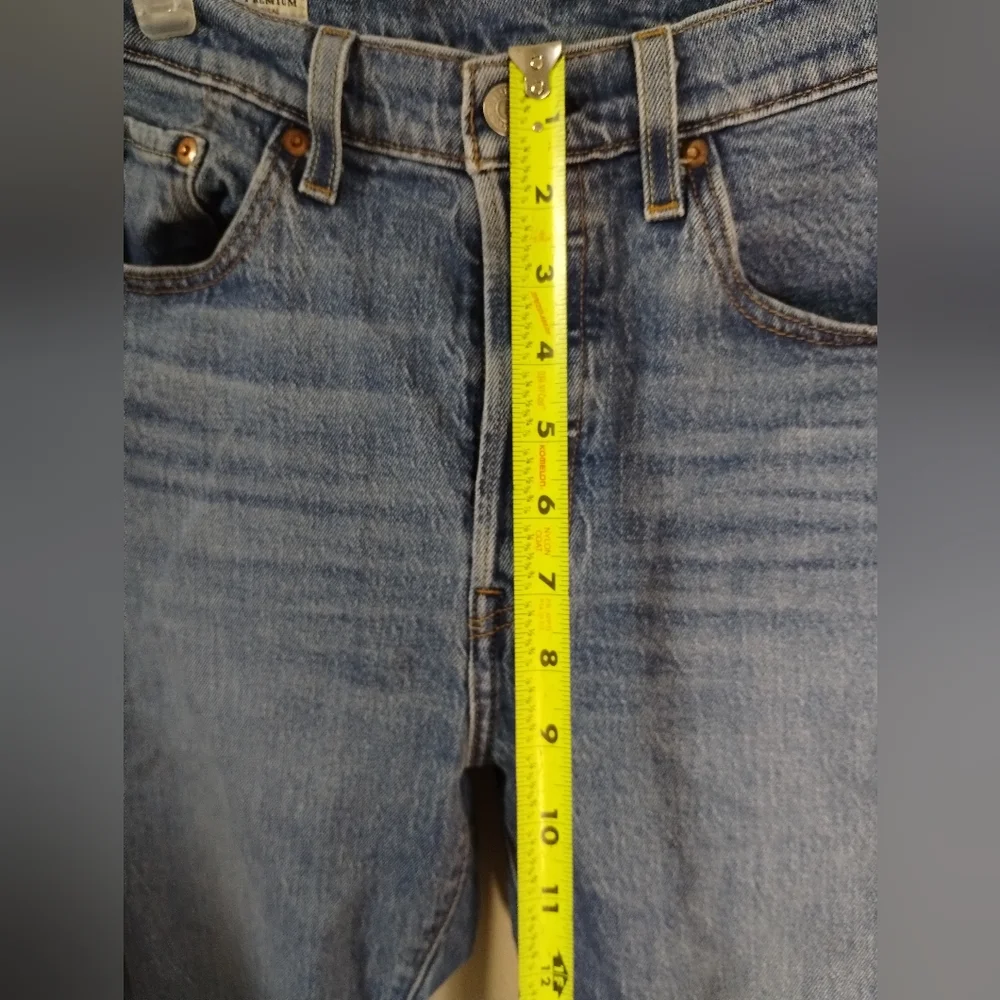 LEVI'S Premium Big E‎ 501 Jeans Blue Denim Regular Straight Womens W28 L26